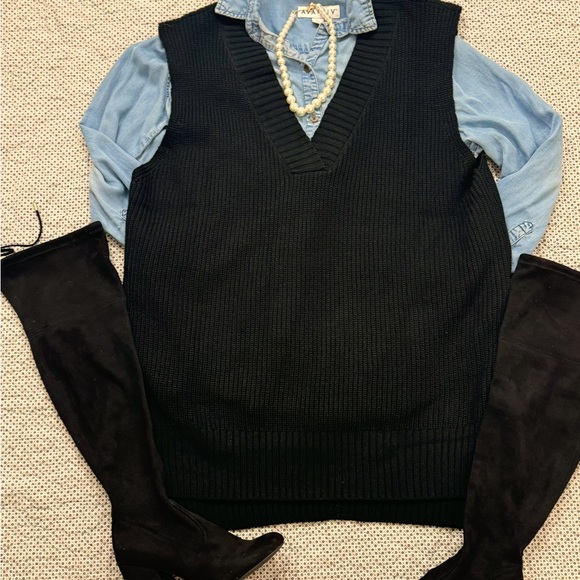 Sweater Vest Dress/Tunic - Picture 1 of 10